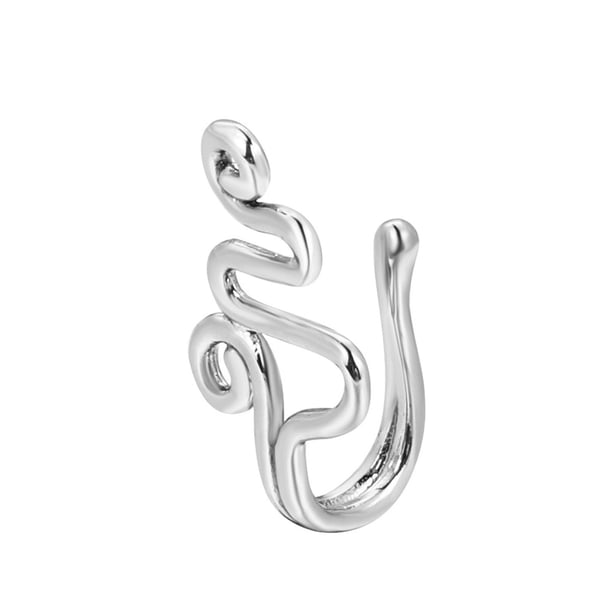 Anillo de nariz falsa en forma de U Diamante tachonado Mariposa Nariz Clavo Sin agujero Nariz Clip Piercing Joyería Wmkox8yi sjalhkljlk5396