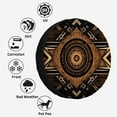 thumbnail image 4 of Tribal Print Fabric Pattern Polyester Universal Spare Wheel Tire Cover Custom Tire-Covers for Trailer RV SUV Truck Camper, 4 of 5