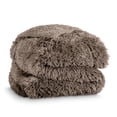 thumbnail image 7 of Bare Home Shaggy Blanket - 50" x 60" - Ultra Soft Fleece - Throw, Taupe, 7 of 7