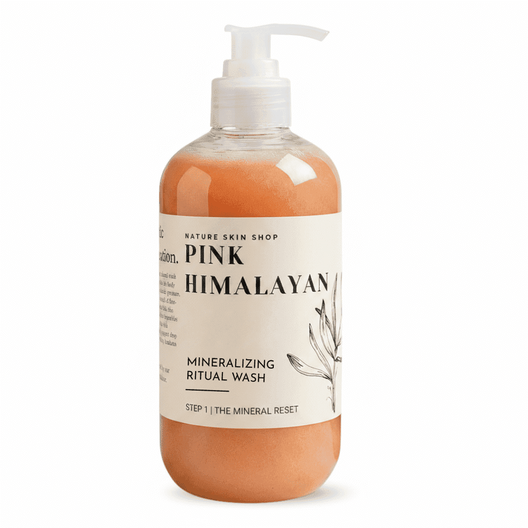 Nature Skin Shop Himalayan Pink Salt Body Wash | Mineral-Rich Purifying Shower Gel for Luminous Skin | Sulfate-Free | 16.5 oz
