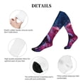 thumbnail image 6 of Bixox Color Explosion Makeup Brush Print Compression Socks,Compression Socks Women & Men Circulation for Medical,Running,Athletic, 6 of 7