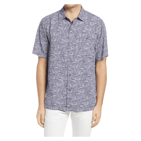 $135 Tommy Bahama Raffia Geo, Ocean Deep, Size M