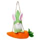 thumbnail image 2 of Adorno colgante de zanahoria de conejo de Pascua • Decoración de muñeca sin cara • Fibra de poliéster suave • Decoración colgante para fiestas de Pascua al aire libre • 1 pieza, 2 of 9