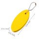 thumbnail image 2 of unbranded 6Ud Llavero Oval De Material PU Resistente Y Decorativo Color Amarillo, 2 of 8