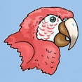 thumbnail image 3 of CafePress - Macaw Head T Shirt - Men's Classic Graphic T-Shirt, 3 of 4