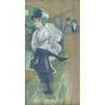 thumbnail image 2 of Henri de Toulouse-Lautrec 11x18 Gold Ornate Wood Frame and Double Matted Museum Art Print Titled - Jane Avril Dancing (circa 1892), 2 of 4