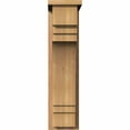 thumbnail image 2 of 7 1/2"W x 14"D x 30"H Pescadero Smooth Corbel w/Backplate, Western Red Cedar, 2 of 9