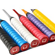 Tennis Racket Grip,Tacky Tennis Overgrips Tape Absorb Moisture Badminton Handle Tape Frosted Anti-Slip Overgrip for Tennis Racquet Badminton Racquet Pickleball Overgrip 6 pack