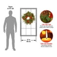 thumbnail image 2 of National Tree Company Artificial Christmas Wreath, Green, Hydrangea Pine, Decorated with Pine Cones, Hydrangeas, Christmas Collection, 27 Inches, 2 of 2