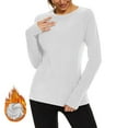 thumbnail image 5 of Diufon Thermal Shirts for Women Base Layer Soft Fleece Lined Long Sleeve Tops Fall Winter Warm Underwear, 5 of 10