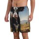 thumbnail image 2 of Balery Cute Prairie Cow Traje de Baño Estilo Hawaiano para Hombre, Shorts de Secado Rápido con Bolsillos-3X-Large, 2 of 6