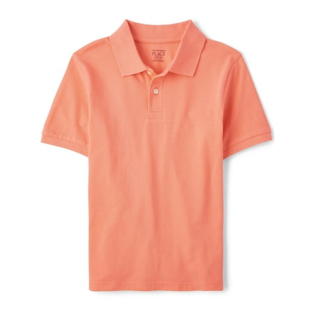 

The Children s Place Toddler Boy s Short Sleeve Solid Pique Polo Sizes 12M-5T