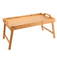 thumbnail image 4 of Mesa de cama plegable Mini mesa de bandeja de madera Cama de servicio, 4 of 10