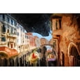thumbnail image 3 of Bolokofsky, Ronald 18x13 Black Modern Framed Museum Art Print Titled - Evening On the Canal, 3 of 5