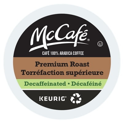 Café-K CUP MCCAFE PREMIUM Torréfaction Mi-Foncée Décaféiné
