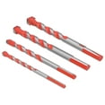 thumbnail image 2 of Steel Drill Bit, Hole Opening Tool Easy To Install Drill Bit Set, For Drilling  Blocks,Hard Plastics,Cement Drilling Through Tiles,Glass, 2 of 8