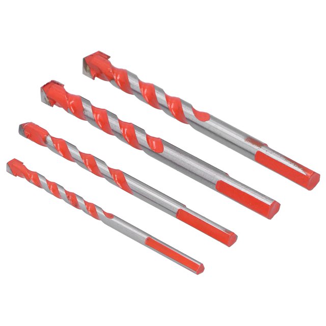 Juego de brocas Broca de acero fácil de usar para perforar azulejos Ladrillos de brocas para vidrio Bloques de ceniza para perforar madera Plásticos duros Cemento Fugacal Otros