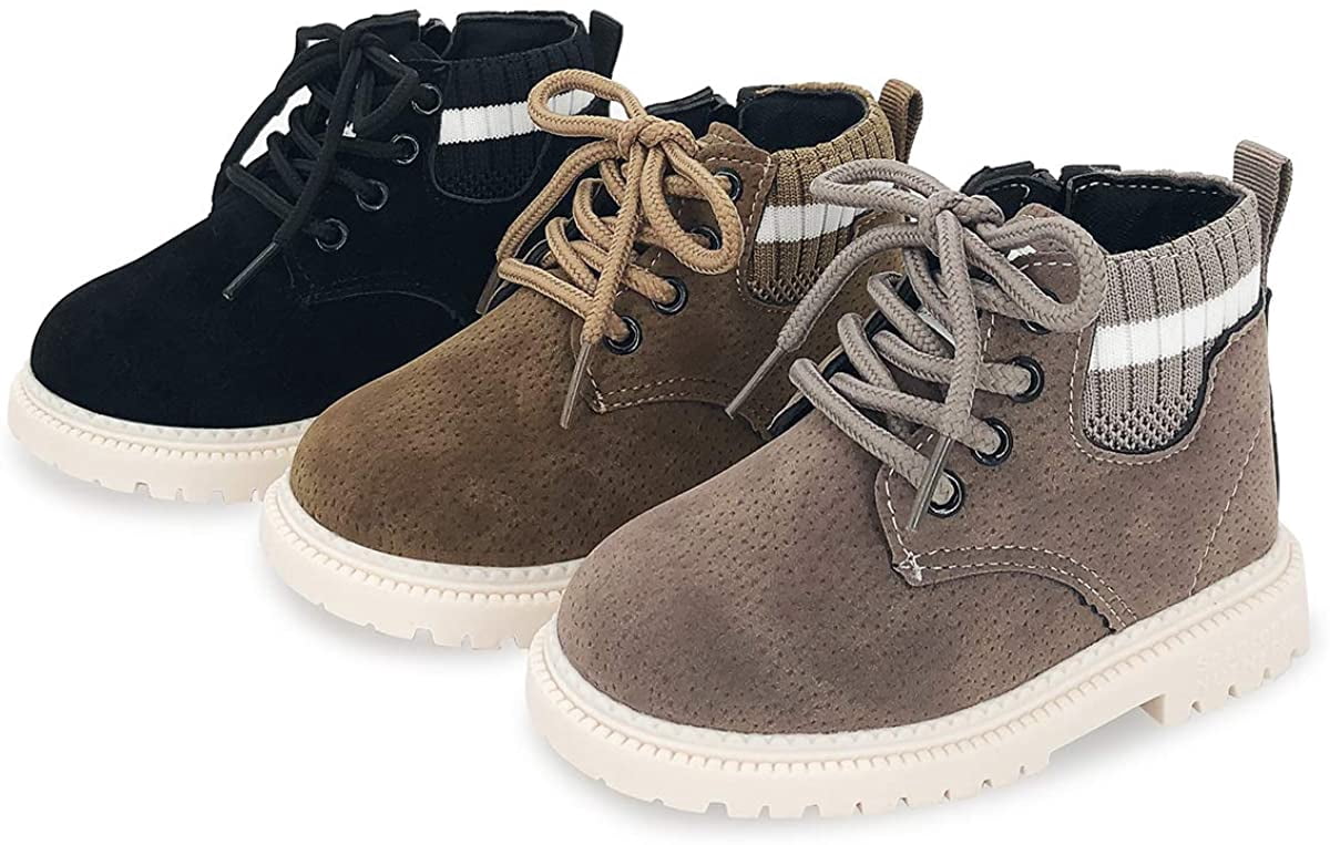 Toddler Baby Boys Girls Boots Kid Classic and Waterproof Hiking Outdoor Boots Rain Winter Snow Ankle Booties(Toddler/Little Kid)