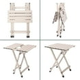 thumbnail image 5 of Sunnyfeel Compact Lightweight Portable Aluminum Folding Camping Table, 18-Inch Side Table (Gray), 5 of 8