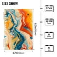 thumbnail image 3 of Red Blue Orange Marble Notebooks 2 Pcs 1-subject Journal 60 Sheets A5 College Ruled Paper Detachable Ring 8.3"x5.7", 3 of 8
