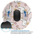 thumbnail image 4 of Disketp Goose Queen Small Mouse Pad 7.9x7.9 Inches,Washable Round Mousepad For Office Laptop Computer,Non-Slip Rubber Base Mouse Pads For Wireless Mouse, 4 of 8