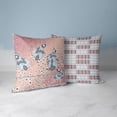thumbnail image 4 of Peacock Pride Throw Pillow in Pink 16x16, 4 of 5