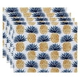 thumbnail image 2 of Simply Daisy 18" x 14" Pineapple Stripes Geometric Print Placemat (Set of 4), 2 of 3