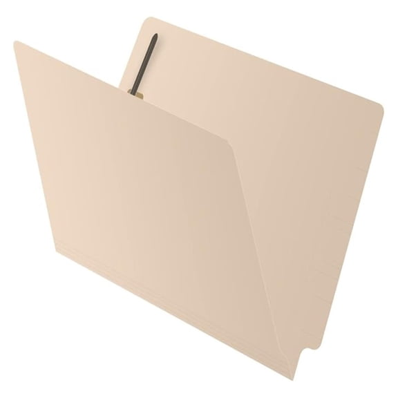 14 pt Manila Folders, Full Cut 2-Ply End Tab, Letter Size, Fastener Pos #1 & #3 (Box of 50)