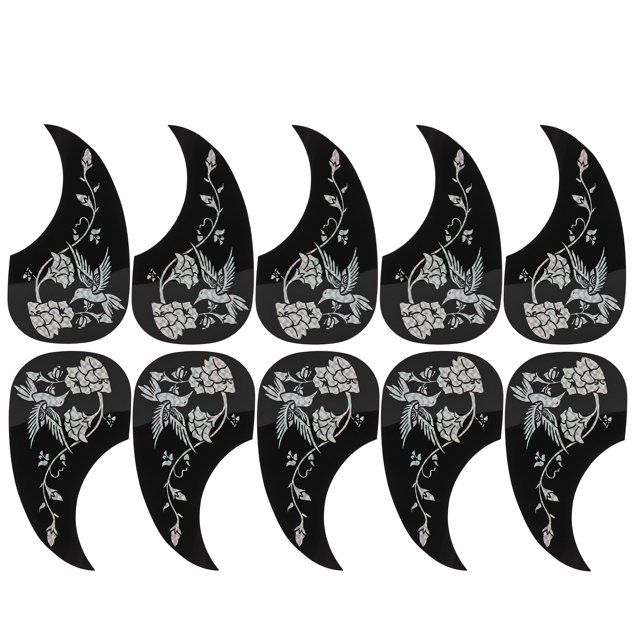 LAFGUR Ensemble de Plaques de Protection, Garde-Corps de Guitare Facile à Installer pour Instruments à Cordes