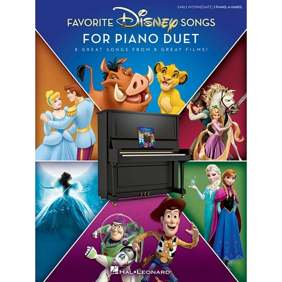 Favorite Disney Songs for Piano Duet: 1 Piano, 4 Hands / Early Intermediate National Federation of Music Clubs 2024-2028, (Paperback)