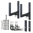 thumbnail image 1 of Mosiee 2 Rack Side Mount Ladder Rack For Trailers 300 Lbs Capacity Easy-Install, 1 of 8