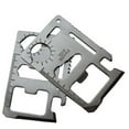 thumbnail image 2 of relayinert Multi-Purpose 11-in-1 Stainless Steel Survival Cutter Tool Outdoor Travel Camping Climing Emergency Card Pocket Cutter, 2 of 9