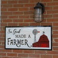 thumbnail image 2 of So God Made a Farmer Horizontal Metal Embossed Wall Décor, 2 of 3