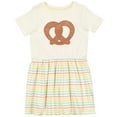 thumbnail image 3 of Inktastic Oktoberfest Pretzel Girls Toddler Dress, 3 of 5