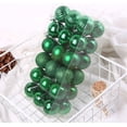 thumbnail image 4 of CHGBMOK 36 Pieces Christmas Ball Ornaments Christmas Decorations Tree Balls for Tree Ornaments Holiday Wedding Party Decoration 1.57 Inch (Green), 4 of 7