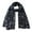 Navy, variant on Zpanxa Scarves for Women Christmas Festive Winter Snowflake Print Warm Winter Snow flake Scarf Dark Gray