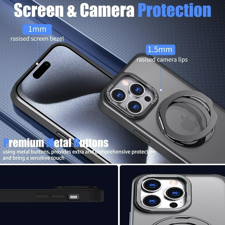 For IPhone 12 Pro Case With 360° Spin Magnetic Stand 6.7'' [Compatible
