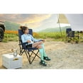 thumbnail image 3 of High Back Heavy Duty Lawn Support 250LBS Portable Collapsible Chair with Cup Holder, 3 of 21
