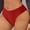 Red, variant on Sunvit-Panties Juniors High-Waisted Nylon Spandex Underwear - Size M, Red, All-Day Comfort, Bikini Cut, No Show for Daily Wear