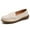 Beige, variant on Women's Casual Loafers Slip On Leather Shoes Lightweight Casual Walking Shoes Female Moccasins Classic Penny Loafer Flats Boat Shoes