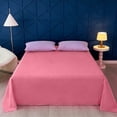 thumbnail image 4 of Sokhug Solid Color Washed Cotton Twin Bed Sheet 47x91 Inch Soft Breathable For Bedroom, Minimalist Bedding, 4 of 6