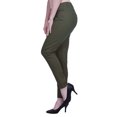 thumbnail image 5 of Women's Jeans Jeggings Five Pocket Stretch Denim Pants (Olive Green - Small), 5 of 5