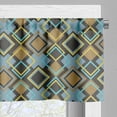 thumbnail image 5 of Ambesonne Geometric Valance & Curtain, Bullseye Modern Mosaic, 55"x24", Multicolor, 5 of 6