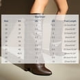 thumbnail image 3 of OKBOP Women's Knee High Boots Slip-On Pointy Toe Slouch Buckle Strap Low Heel Boots for Fall Winter Boots Sizes 40, 3 of 5