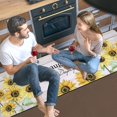 thumbnail image 4 of Yamaziot Kitchen Mats Set of 2 Non Slip Kitchen Rugs and Mats Kitchen Floor Mats Comfort Standing Mat 20''x32''+20''x60'', Sunflower Beige, 4 of 9