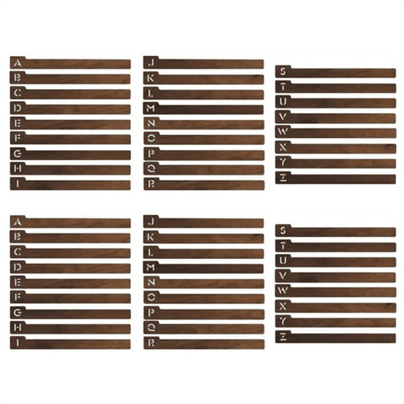 Vinyl Record Dividers,Record Dividers,Alphabetical Storage Dividers A-Z (2 Set)