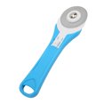 thumbnail image 4 of Emoshayoga Cortador de rodillos, cuchilla incisiva material de acero inoxidable mango azul 45mm/1.8in para coser para cortar, 4 of 14
