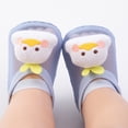 thumbnail image 5 of Siilsaa Baby Walking Shoes Summer Baby Sock Shoes Boys Girls First Walking Shoes Non Slip Cartoon Soft Rubber Sole Baby Slipper Toddler Sneakers Purple,18-24 Months, 5 of 5