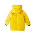 thumbnail image 3 of Orolay Children Hooded Down Jacket Girls Packable Puffer Jacket Boys Winter Jackets Warm Parka(Yellow, 11-12Y), 3 of 5