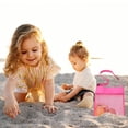 thumbnail image 3 of Kids Breathable Mesh Beach Bag with Adjustable Shoulder Straps for Outdoor Swimming Pool Travel and Sports Gear Storage, 3 of 7